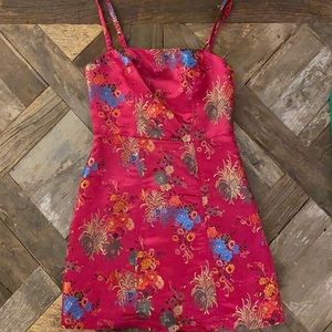 UO Shiny Patterned Dress